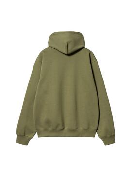 Sudadera Carhartt Hood verde para hombre