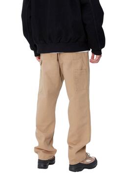 Pantalón Carhartt Single Knee beige para hombre