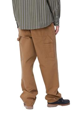 Pantalón Carhartt Double Knee marrón para hombre