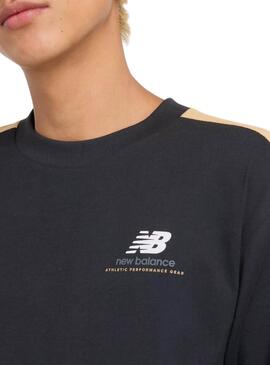 Camiseta New Balance Athletic Performance negro para hombre