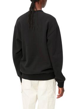 Sudadera Carhartt básica negra para hombre