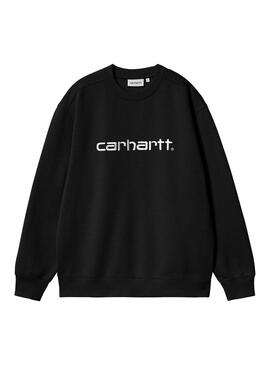 Sudadera Carhartt básica negra para hombre