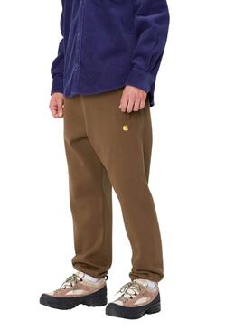 Pantalón Carhartt Chase jogger marrón para hombre