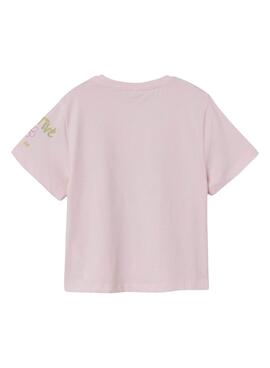 Camiseta Name It Flumuse Rosa para niña