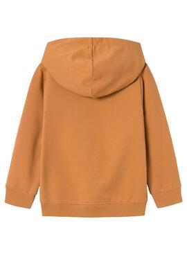 Sudadera Name It Konrad naranja para niño