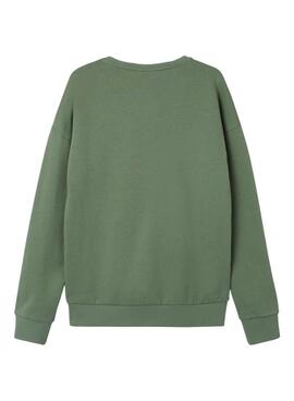 Sudadera Name It Lamane verde para niño