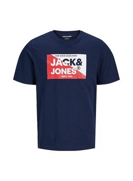 Camiseta Jack and Jones Nolan marino para niño