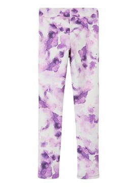 Legging Name It Diandra morado para niña