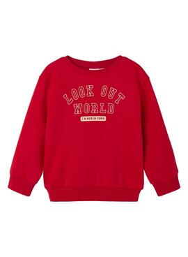 Sudadera Name Ir Lew mini rojo para niño