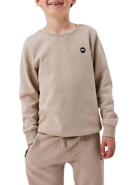 Sudadera Name It Vimo beige para niño