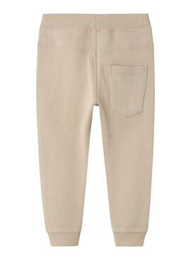 Pantalón Name It Jogger beige kids