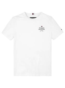 Camiseta Tommy Hilfiger Puff blanco para niño