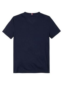 Camiseta Tommy Hilfiger Puff azul marino para niño