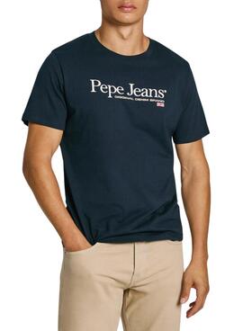 Camiseta Pepe Jeans Albert azul marino para hombre