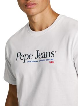 Camiseta Pepe Jeans Albert blanco para hombre