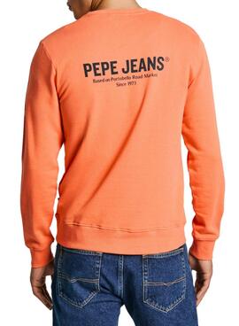 Sudadera Pepe Jeans Sam naranja para hombre