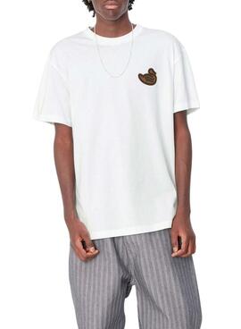 Camiseta Carhartt Ducks blanco para hombre