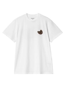 Camiseta Carhartt Ducks blanco para hombre