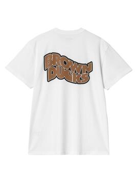 Camiseta Carhartt Ducks blanco para hombre