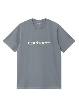 Camiseta Carhartt gris básico para hombre