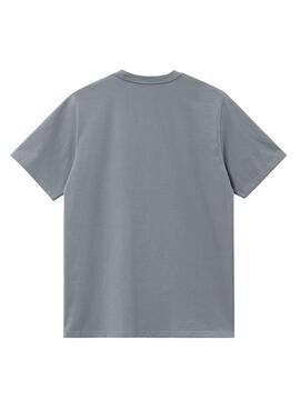 Camiseta Carhartt gris básico para hombre