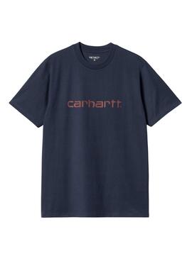 Camiseta Carhartt azul marino para hombre