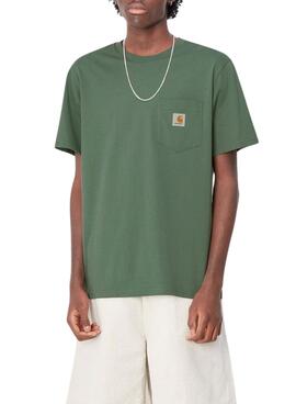 Camiseta Carhartt Pocket verde para hombre