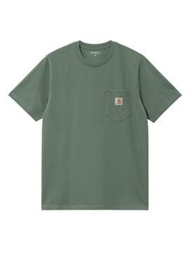 Camiseta Carhartt Pocket verde para hombre