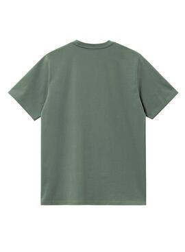 Camiseta Carhartt Pocket verde para hombre