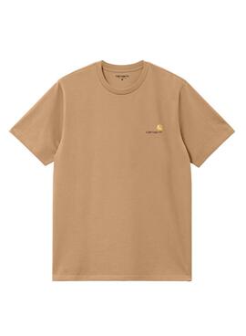 Camiseta Carhartt Script camel para hombre