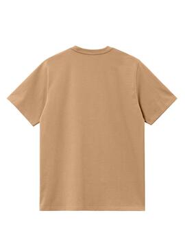 Camiseta Carhartt Script camel para hombre