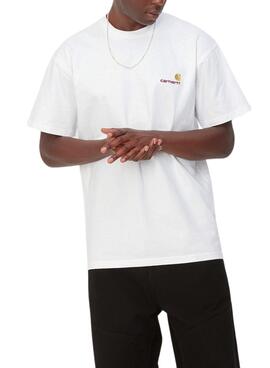 Camiseta Carhartt Script blanco para hombre