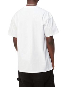 Camiseta Carhartt Script blanco para hombre