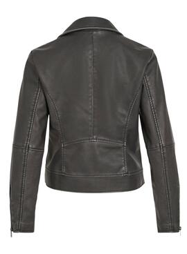 Cazadora biker Vila Vicara negro para mujer