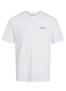 Camiseta Jack and Jones Bronx blanco para hombre