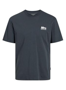 Camiseta Jack and Jones Bronx marino para hombre