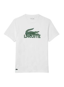 Camiseta Lacoste Croco XL blanco para hombre