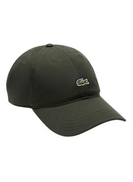 Gorra Lacoste básica verde para hombre