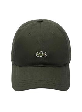 Gorra Lacoste básica verde para hombre