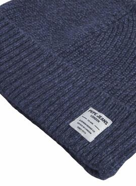 Gorro Pepe Jeans Wesley azul para hombre