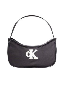 Bolso Calvin Klein Teddy Logo negro para niña