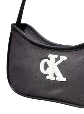 Bolso Calvin Klein Teddy Logo negro para niña