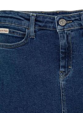 Falda Calvin Klein Jeans Auth City denim para niña