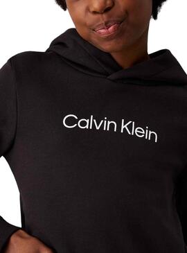 Sudadera Calvin Klein Institutional Logo negro 