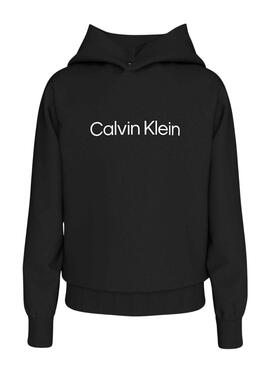 Sudadera Calvin Klein Institutional Logo negro 