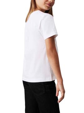 Camiseta Calvin Klein Jeans Monogram blanco 