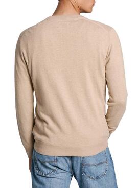 Jersey Pepe Jeans New Andre beige para hombre