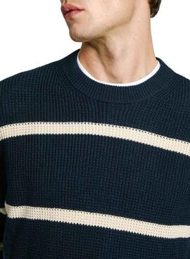 Jersey Pepe Jeans Cairo azul marino para hombre