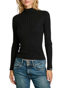 Jersey Pepe Jeans Izabel negro para mujer