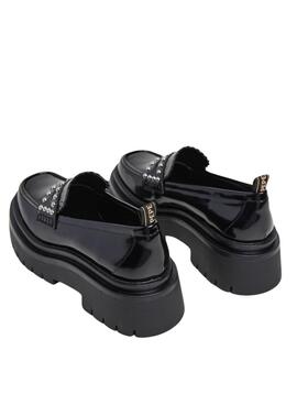 Mocasines Pepe Jeans Queen negro para mujer